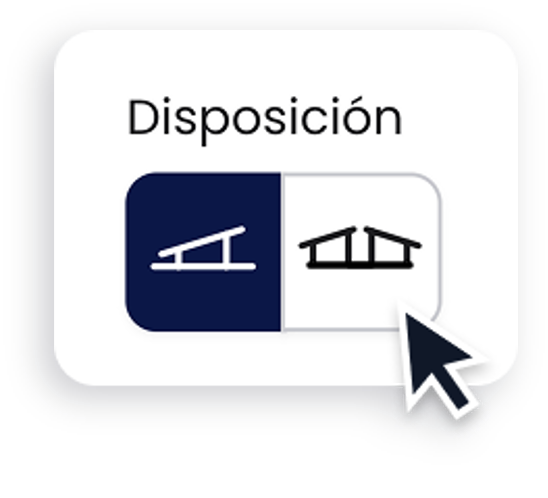 Selector visual de inclinación simple o doble
